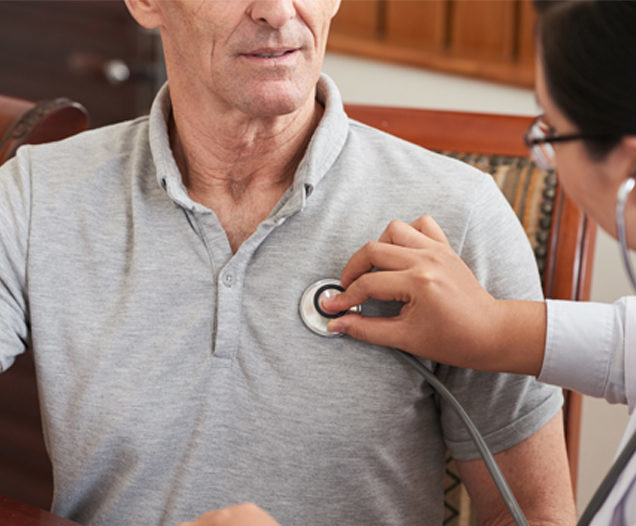 A Doctor Checking a Patient