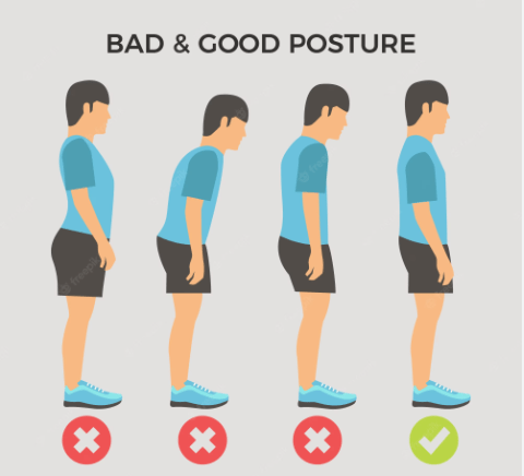 Bad & Good Posture Positions